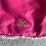 Faux suede pink footmuff for car seat /buggy with teddy lining Image 2