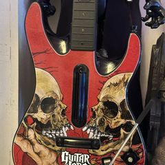 Guitar and Guitar Hero 2 and 3  Xbox 360