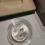 Uncirculated 1966 Padraig Pearse 10 Shillings Irish .833 Silver Coin Original box Image 3