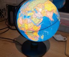 light up globe