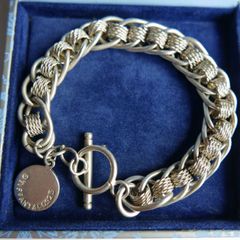 Vintage 925 Sterling Silver Fancy Weave Bracelet Length 8,5" - 34,8g