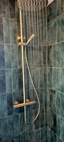 Shower Brushed Brass luxury thermostatic exposed shower set