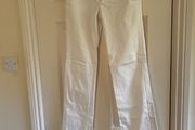 Zara basic white trousers