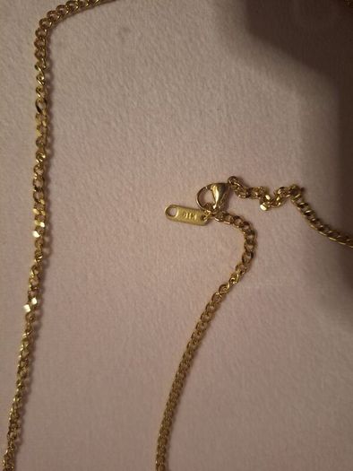 gold plated necklace