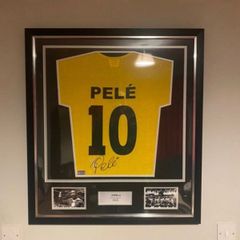 Pele Signed Brazil shirt