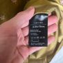 Other Stories Embroidered Mini Dress Sz 10UK 6US Gold Shiny Party Floral Image 5