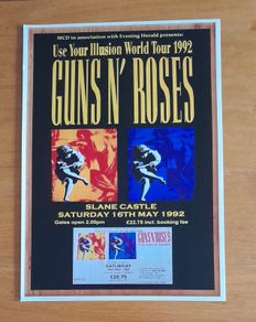 Guns n Roses replica poster
