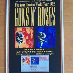Guns n Roses replica poster