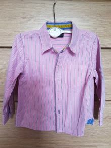 Next boy pink shirt size 12/18 months never worn