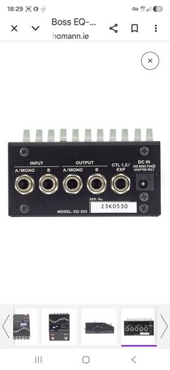 Boss EQ-200 Graphic Equalizer pedal