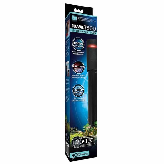 Fluval T300 Fully Electronic Aquarium Heater, 300W, up to 300 L