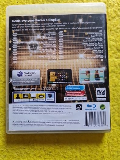 Singstar ABBA  PlayStation3 ps3 games Original
