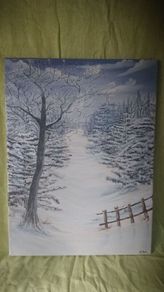 Oil paint " Winter "