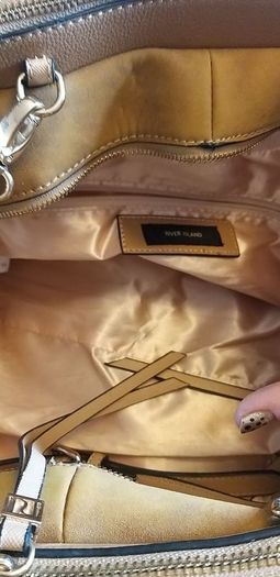 River Island Camel Bag