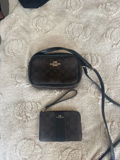 Coach bag and wallet