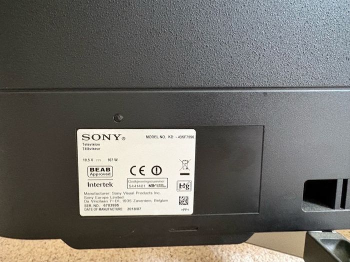 sony tv - free to take away