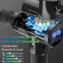 Massage Gun,Muscle Massage Gun Deep Tissue for Athletes, Handheld Percussion Massager for Pain Relief,Super Quiet Portable Electric Sport Massager Neck Back Body, 30 Speed (FREE POSTAGE) Image 5
