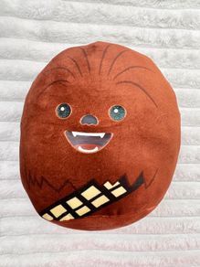 TY Beanie Baby Squish-A-Boo Star Wars Chewbacca approx. 10 Soft Used Please see photos