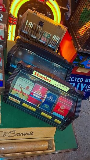 Vintage Hamlet/Ritmeester Cigar Shop display stands