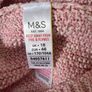 jumper...pink and white cotton v-neck  jumper Image 4