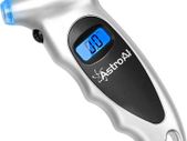 Digital Tyre Pressure Gauge 150 PSI 4 Settings for Car Truck Bicycle with Backlit LCD and Non-Slip Grip Tyre Pressure Checker, Silver