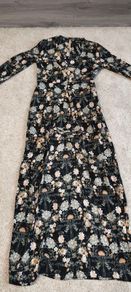 BNWT Boohoo "Ada" Floral Wrap Long Sleeve Jumpsuit - Size 10
