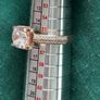 Sterling silver Promise ring rose gold plated brand new with box Image 5