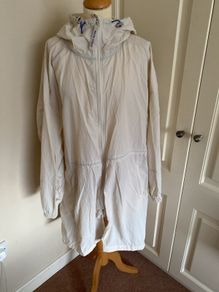 Helen Steele light long hooded jacket - size 16
