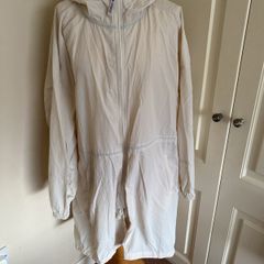Helen Steele light long hooded jacket - size 16