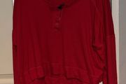 Red PJ top size M