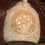 Clay Pot with Geometric design. Approx 18" tall Image 4