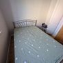 Sage green duvet cover,  bed sheet, including throws Image 3