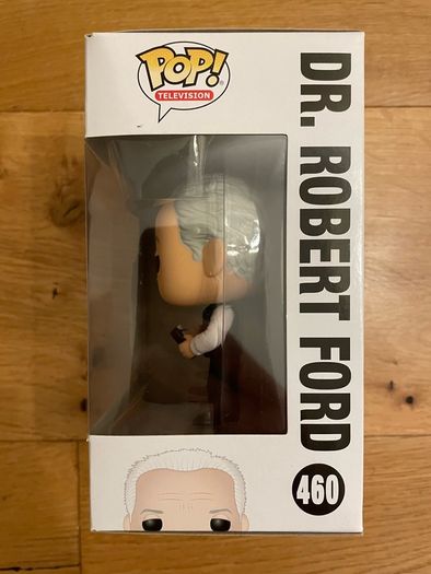 Vaulted Funko Pop! Dr Robert Ford #460. WestWorld. Mint Condition