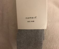 BNWT Silver tights 6-12 mnts