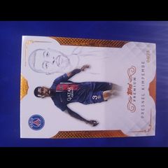 2023-24 Topps Premium Black & White PSG Presnel Kimpembe Amber Parallel /25