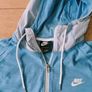 Nike light weight zip hoodie Size L light blue Image 2