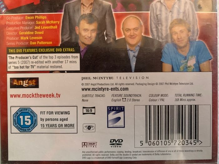 Mock The Week (Too Hot For TV) [DVD TV Boxset][
