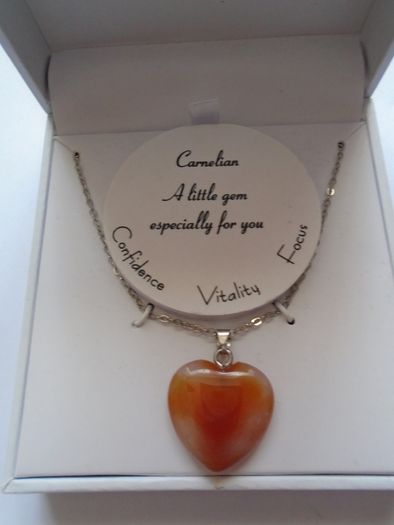 Gemstone jewellery, Heart pendant, Necklace,Gift