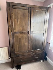 wood wardrobe