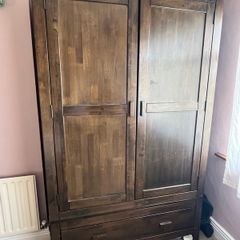 wood wardrobe