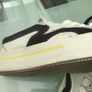 MSGM Low Top Canvas And Suede Trainers Size 8 Image 4