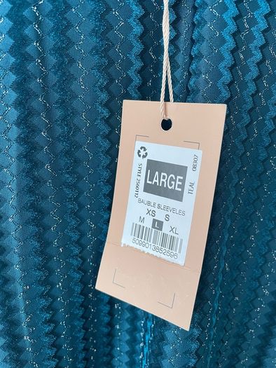 Gallery teal top size 16 - new