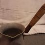 vintage/antique white metal pourer, tub e Image 4