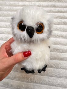 Ty Beanie Babies Boos Austin The Owl Plush approx. 15 cm. Used Please see photos