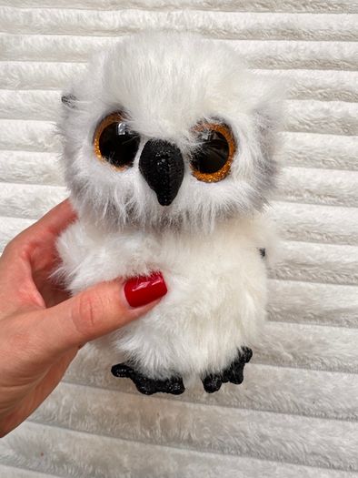 Ty Beanie Babies Boos Austin The Owl Plush approx. 15 cm. Used Please see photos