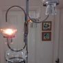 Vintage Wrought Iron Chandelier Candleholder Image 4
