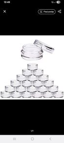 500 sample pots/ cosmetic jars