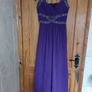 Quiz purple maxi dress (free postage) Image 2