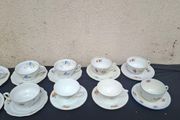 10 china tes cups cups and saucers
