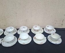 10 china tes cups cups and saucers